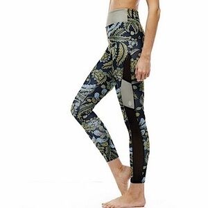 Free people movement vida floral mesh leggings